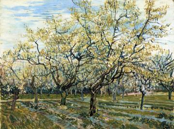 The White Orchard Artwork by Vincent Van Gogh