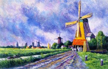 Near Rotterdam Artwork by Maximilien Luce
