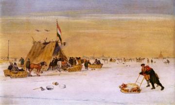 Winter Landscape Artwork by Hendrick Avercamp