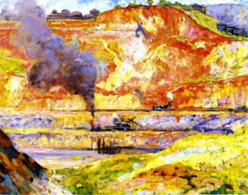 Panama Canal Artwork by Alson Skinner Clark