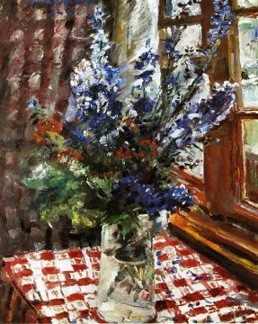 Larkspur Artwork by Lovis Corinth