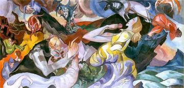 The Temptation of St. Anthony Artwork by Stanislaw Ignacy Witkiewicz