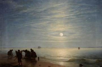 The Summer Moon Bait Gatherers Artwork by Charles Lees