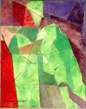 Seated Man Artwork by Jacques Villon