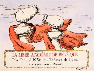 La Libre Académie de Belgique Artwork by Rene Magritte