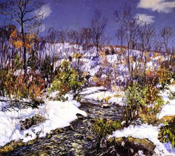 The Trout Brook Artwork by Edward Willis Redfield