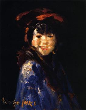 The Clown Artwork by George Benjamin Luks
