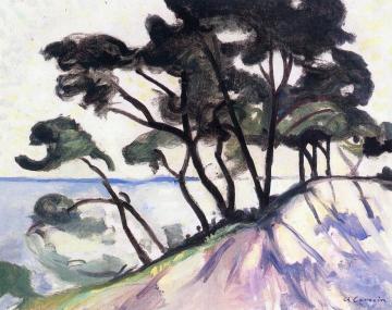 Pinewood by the Water at Trayas Artwork by Charles Camoin