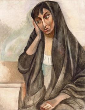 Bust of an Italian Woman Artwork by Andre Derain