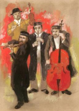 The Jewish Orchestra Artwork by Mané-Katz