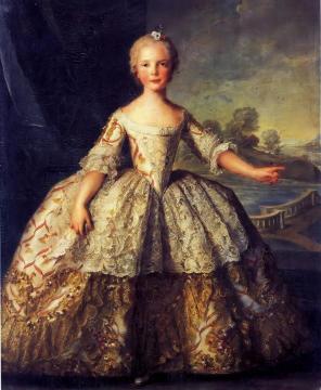 Isabella de Bourbon, Infanta of Parma Artwork by Jean-Marc Nattier
