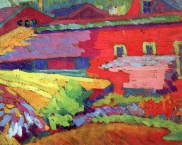 Fauvist Landscape Artwork by Clara Deike