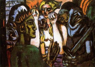 Christ In Limbo Artwork by Max Beckmann