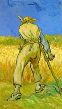 The Reaper (after Millet) Artwork by Vincent Van Gogh