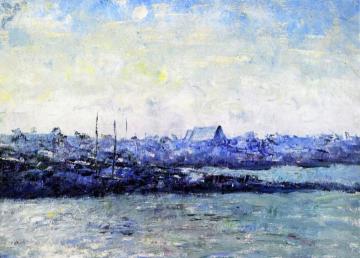 Harmony in Blue, Williamstown Artwork by Frederick McCubbin