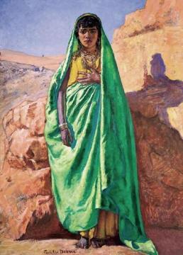 Yamila, Princess of the Sand (princesse des sables) Artwork by Paul Élie Dubois