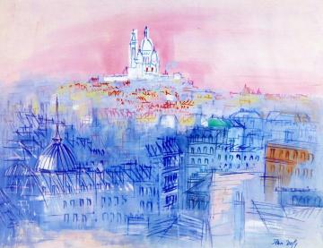 View Of Sacré Coeur Artwork by Raoul Dufy