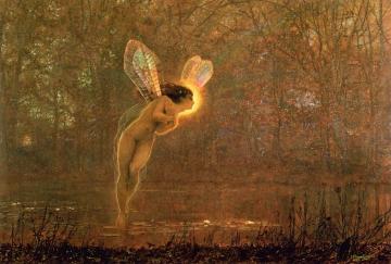 Iris Artwork by John Atkinson Grimshaw