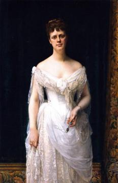Mary Frick Garrett (later Mrs. Henry Barton Jacobs) Artwork by Alexandre Cabanel