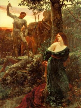 Chivalry Artwork by Sir Francis Bernard Dicksee