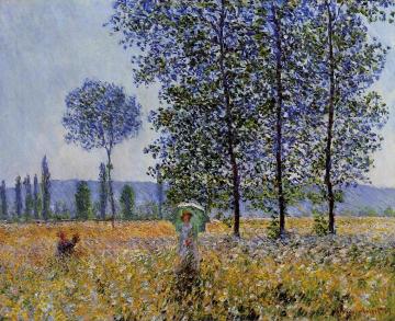 Sunlight Effect Under The Poplars Artwork by Claude Oscar Monet