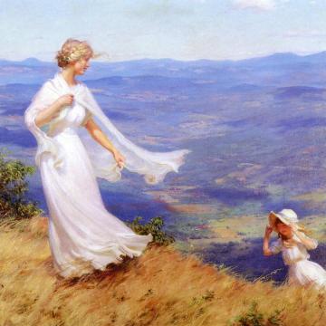 The West Wind Artwork by Charles Courtney Curran