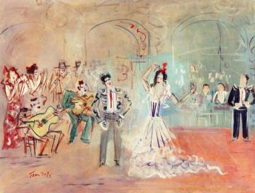 The Andalusian Artwork by Jean Dufy