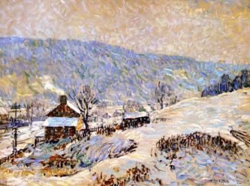 Winter Morning Artwork by Charles Rosen