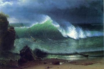 Emerald Sea Artwork by Albert Bierstadt