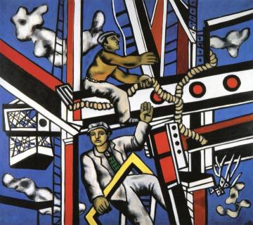 The Construction Workers Artwork by Fernand Léger