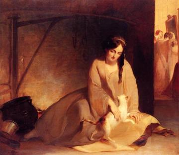 Cinderella At The Kitchen Fire Artwork by Thomas Sully
