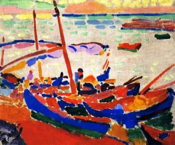 Fishing Boats, Collioure Artwork by Andre Derain