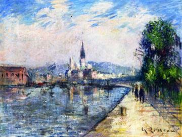 Rouen, Banks of the Seine Artwork by Gustave Loiseau