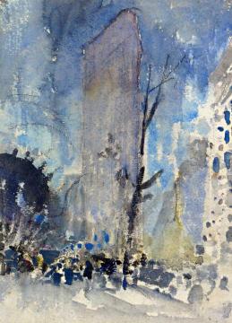 City Scene Artwork by John Marin