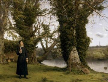 George Herbert At Bemerton, Salisbury Artwork by William Dyce
