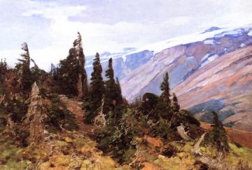 Mountainous Landscape Artwork by Carl Rungius