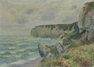 Cliffs at Saint Jouin Artwork by Gustave Loiseau
