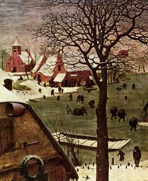 The Census at Bethlehem (detail) Artwork by Pieter Bruegel the Elder