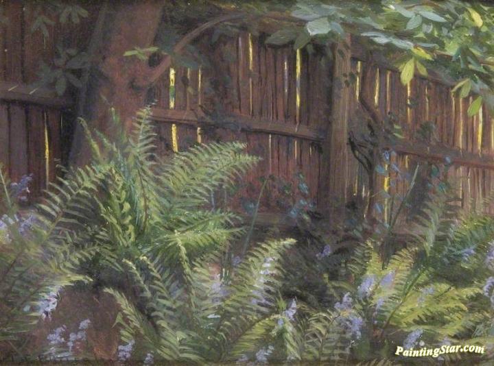Bluebells and Ferns Artwork by Charles Ernest Butler