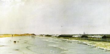 Beach At Little Boar's Head, New Hampshire Artwork by Alfred Thompson Bricher