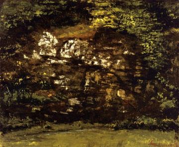 In the Woods Artwork by Gustave Courbet