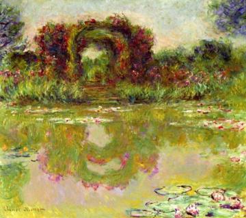 Rose Arches At Giverny Artwork by Claude Oscar Monet