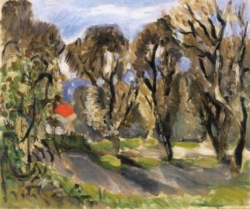Landscape with Red Roof Artwork by Henri Matisse