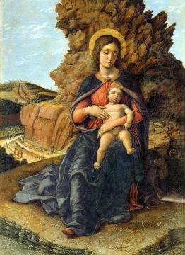 Madonna and Child Artwork by Andrea Mantegna