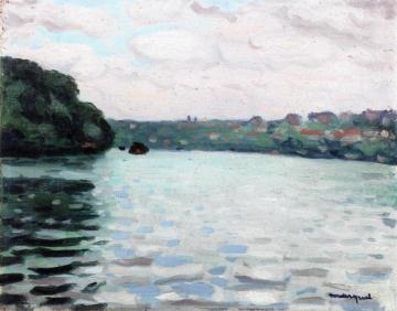 The Seine at La Frette Artwork by Albert Marquet