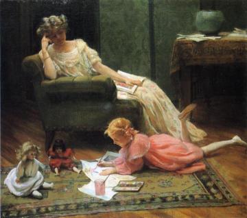 Dolly's Portrait Artwork by Charles Courtney Curran
