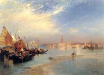 The Fishermans Wedding Party Artwork by Thomas Moran