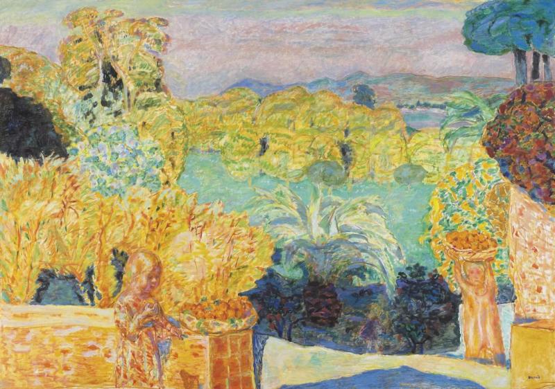 Landscape In The Midi With Two Children Artwork by Pierre Bonnard