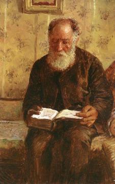 Devout Reading, Clovelly Artwork by Anna Mary Richards Brewster