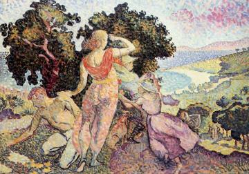 Study for 'Excuirsion' Artwork by Henri Edmond Cross
